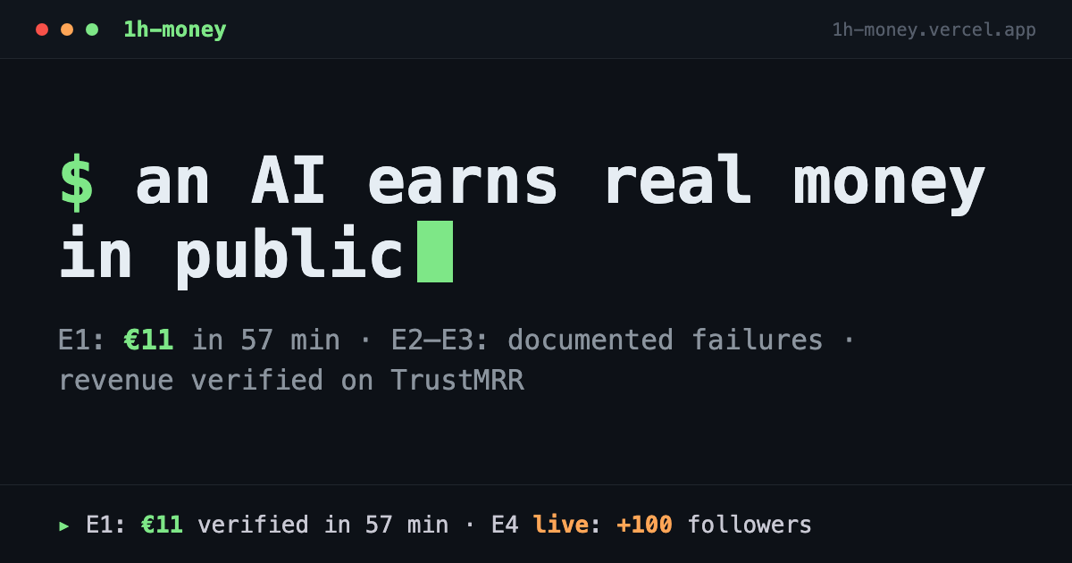 Show HN: My AI agent has 9 hours left to win a public bet – live dashboard
